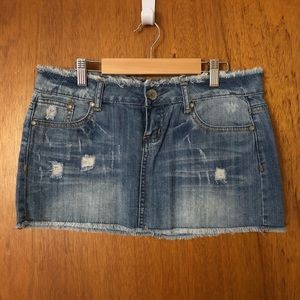 Short denim skirt size 5